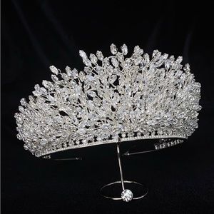 Bridal tiara - European designer. Handmade cubic zirconia.